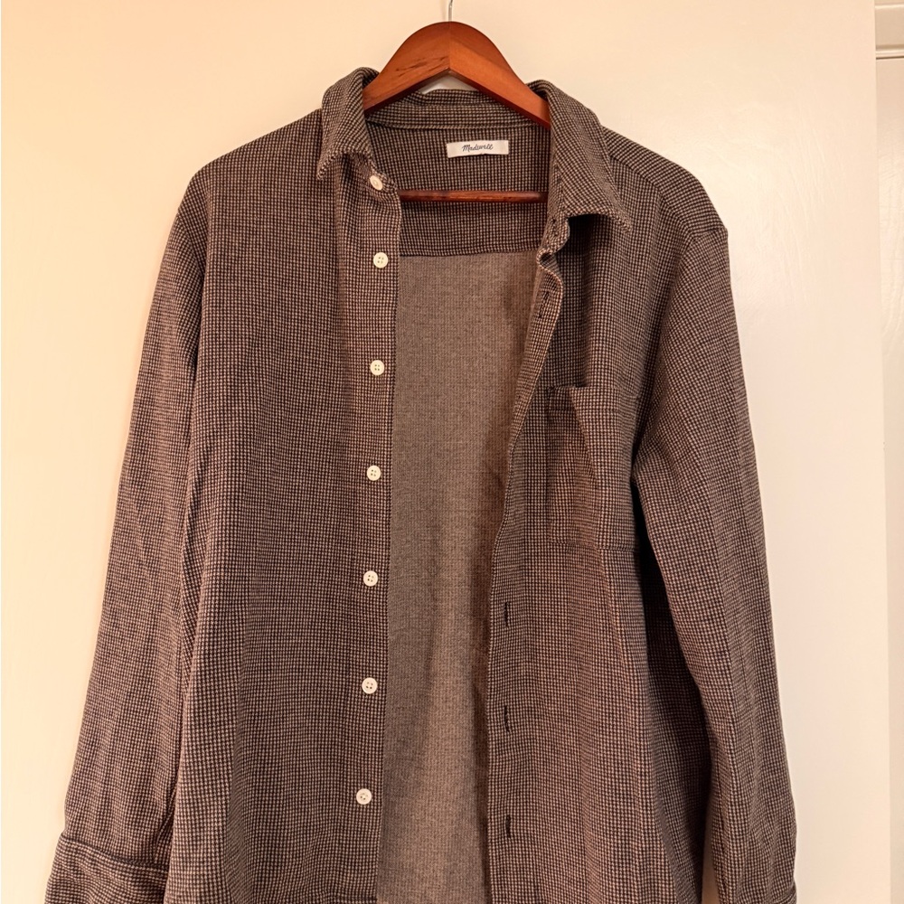 Madewell Brown Casual Button Down Shirt